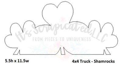 Bare Metal - 4X4 Truck - Shamrocks 