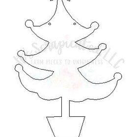 Bare Metal - Christmas Tree 23 Inch It's Scrapicated, LLC 