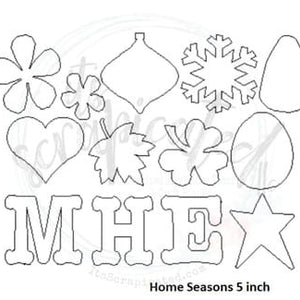 Bare Metal - Home Seasons 5" It's Scrapicated, LLC 