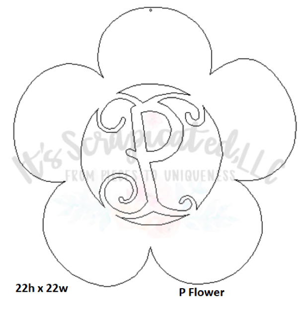Bare Metal - Initial Flower
