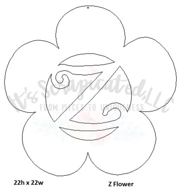 Bare Metal - Initial Flower