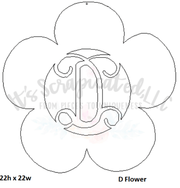 Bare Metal - Initial Flower