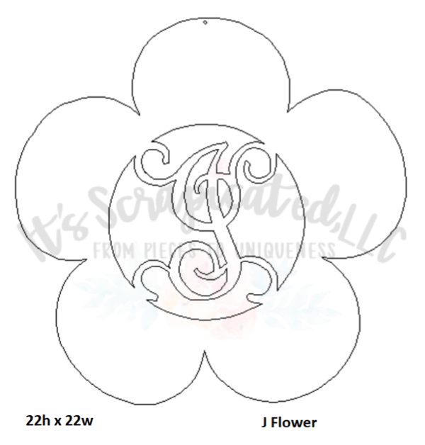 Bare Metal - Initial Flower