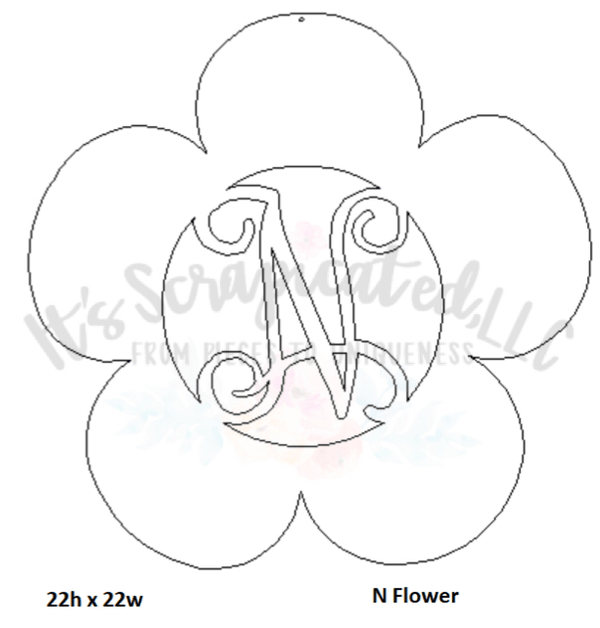 Bare Metal - Initial Flower