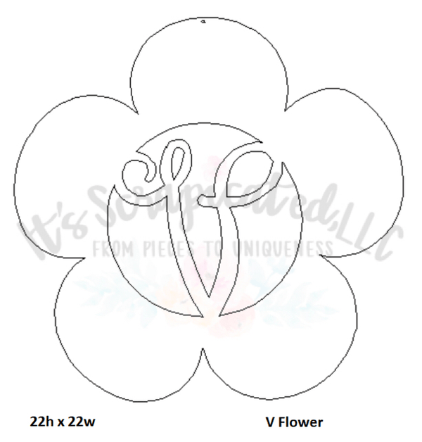 Bare Metal - Initial Flower