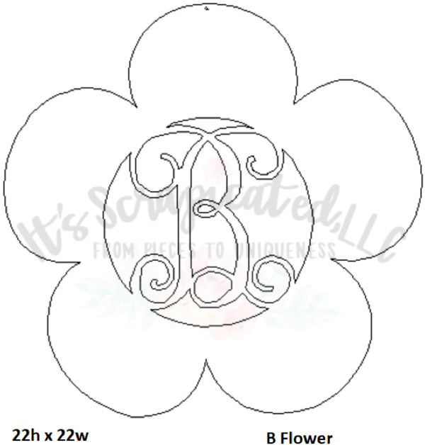 Bare Metal - Initial Flower