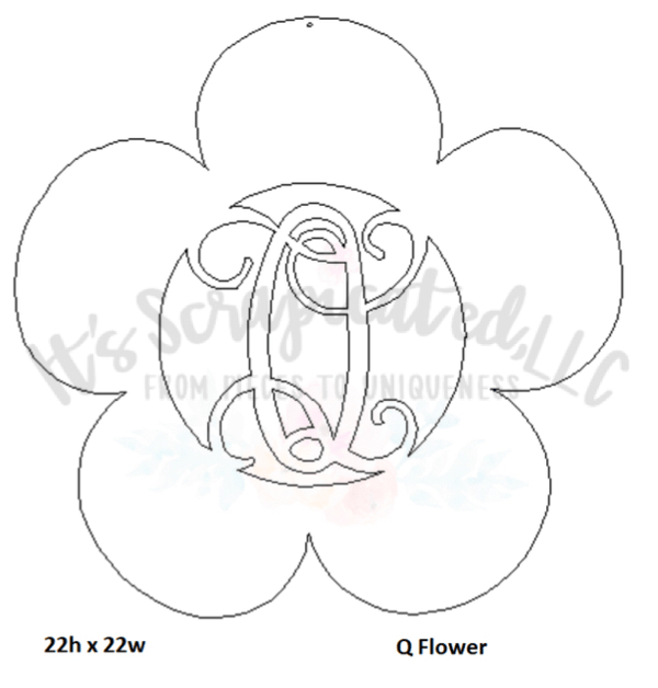 Bare Metal - Initial Flower