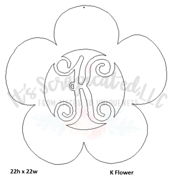 Bare Metal - Initial Flower