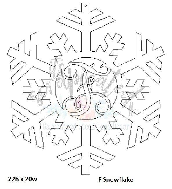 Bare Metal - Initial Snowflake It's Scrapicated, LLC 