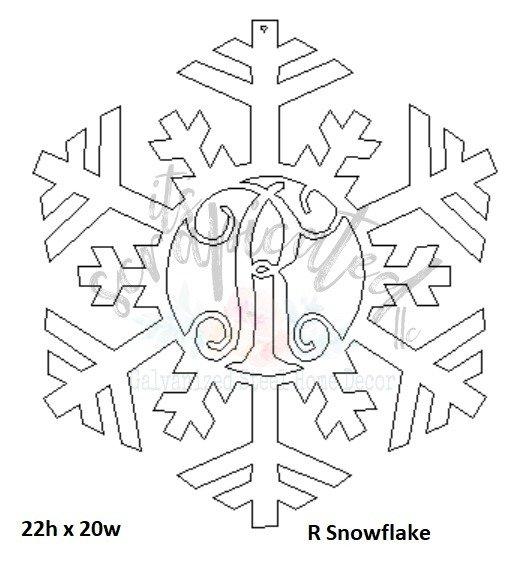 Bare Metal - Initial Snowflake It's Scrapicated, LLC 