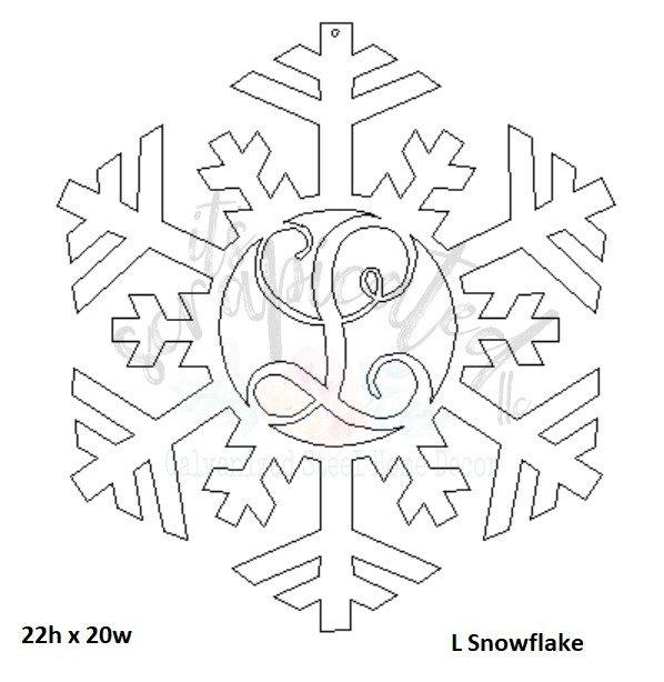 Bare Metal - Initial Snowflake It's Scrapicated, LLC 