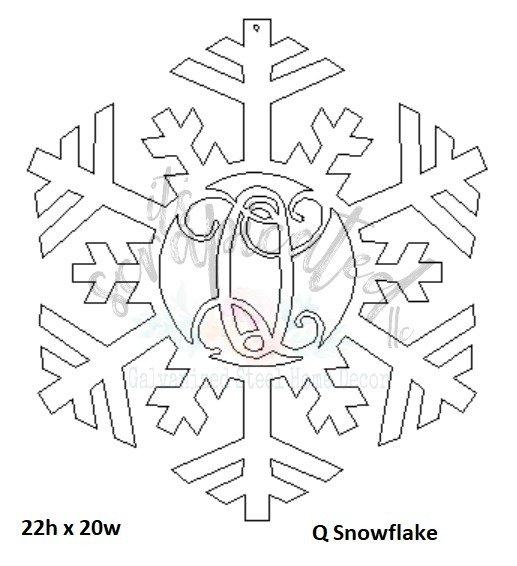 Bare Metal - Initial Snowflake It's Scrapicated, LLC 