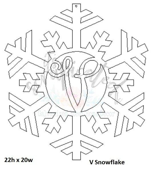 Bare Metal - Initial Snowflake It's Scrapicated, LLC 