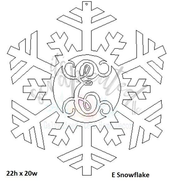 Bare Metal - Initial Snowflake It's Scrapicated, LLC 