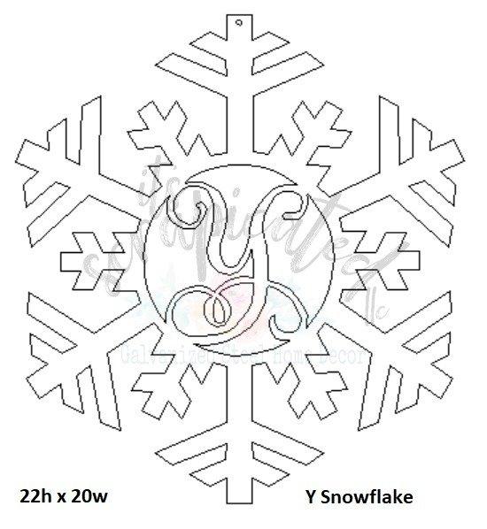 Bare Metal - Initial Snowflake It's Scrapicated, LLC 
