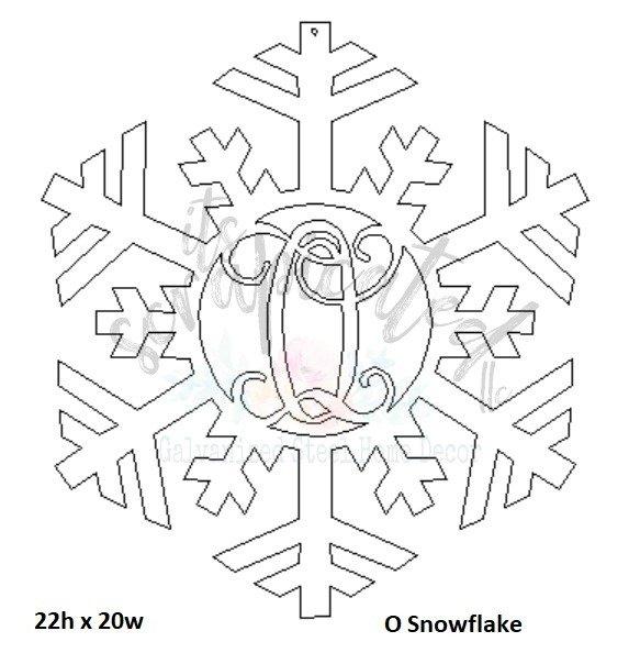Bare Metal - Initial Snowflake It's Scrapicated, LLC 
