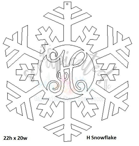 Bare Metal - Initial Snowflake It's Scrapicated, LLC 