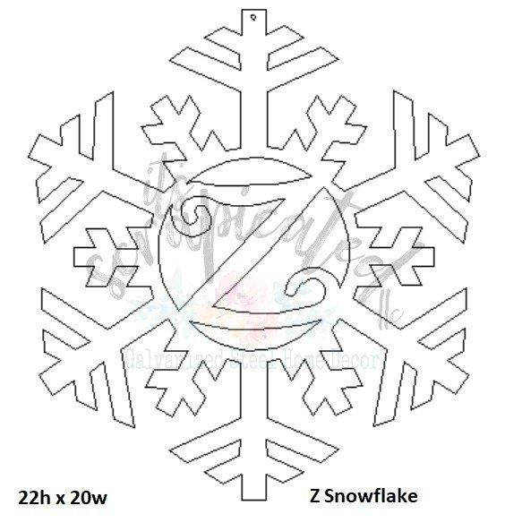 Bare Metal - Initial Snowflake It's Scrapicated, LLC 