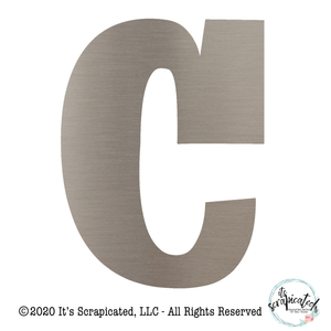 Bare Metal - Letter C  