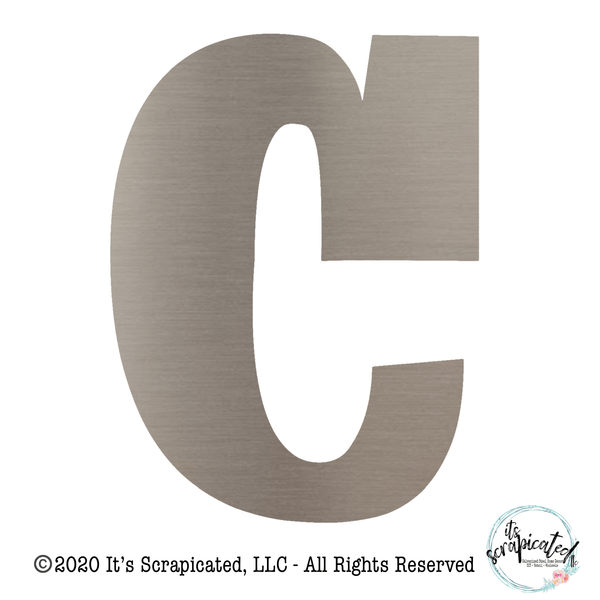 Bare Metal - Letter C  