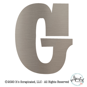 Bare Metal - Letter G  