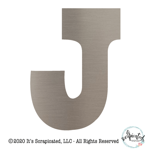 Bare Metal - Letter J  