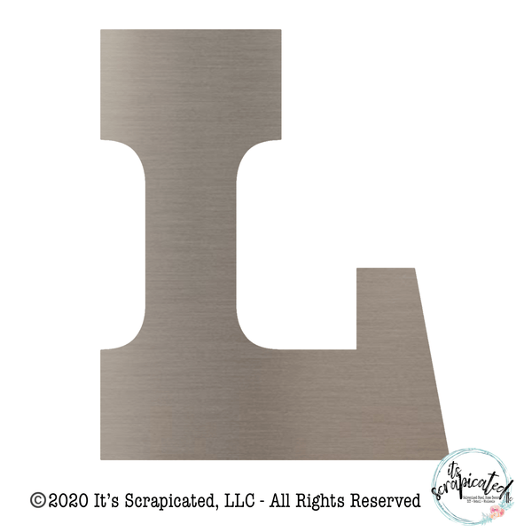 Bare Metal - Letter L  