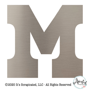 Bare Metal - Letter M 