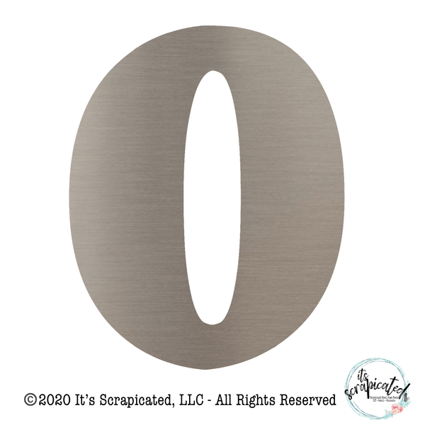 Bare Metal - Letter O   