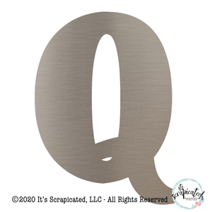 Bare Metal - Letter Q  