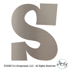 Bare Metal - Letter S  