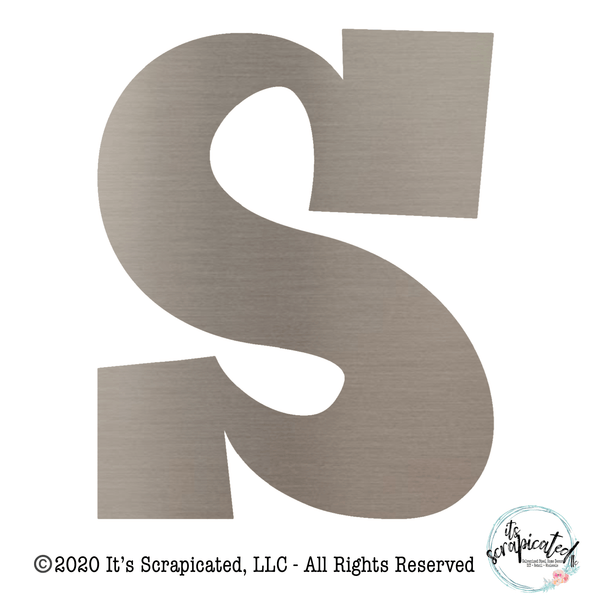 Bare Metal - Letter S  
