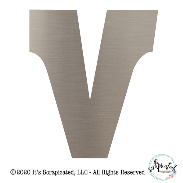Bare Metal - Letter V  