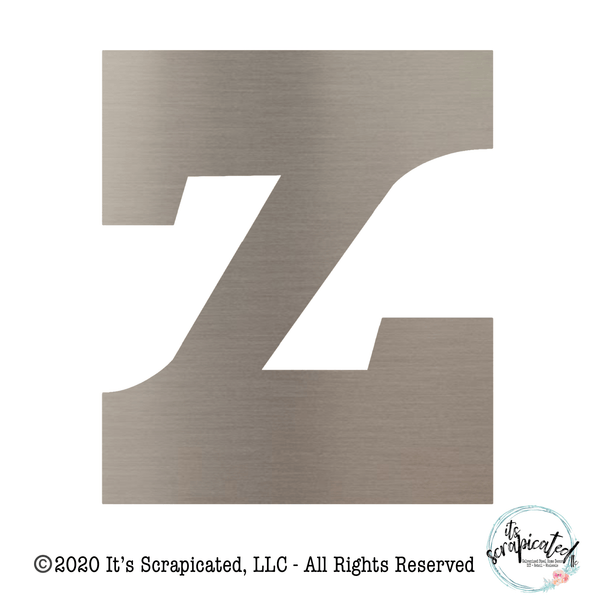 Bare Metal - Letter Z  