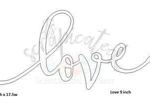 Bare Metal - Love 9" It's Scrapicated, LLC