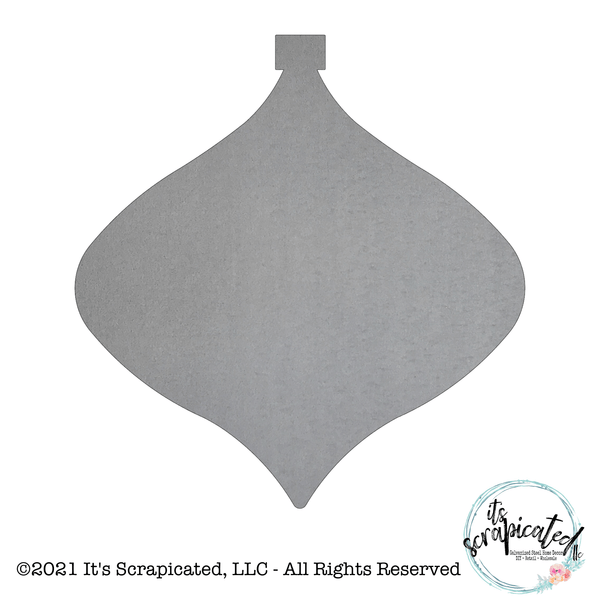 Bare Metal - Oblong Ornament It's Scrapicated, LLC 