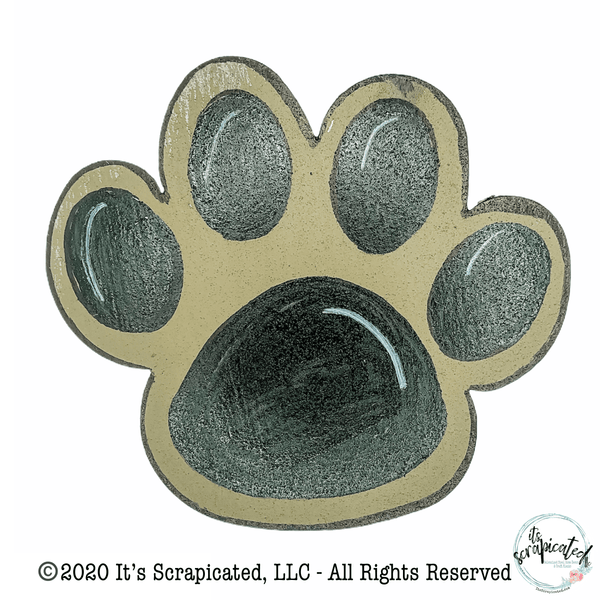 Bare Metal - Paw Print  
