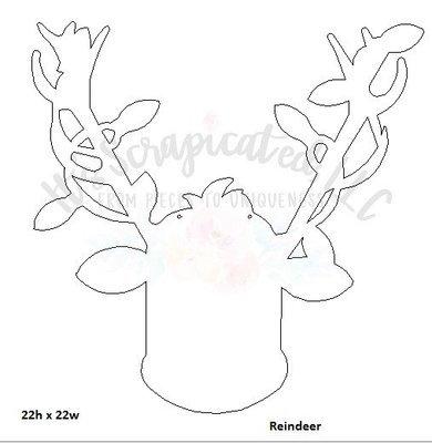 Bare Metal - Reindeer It's Scrapicated, LLC 