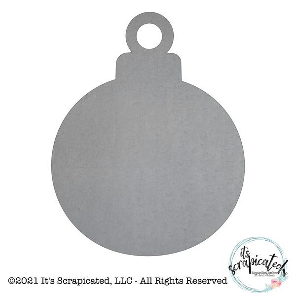 Bare Metal - Round Ornament It's Scrapicated, LLC 