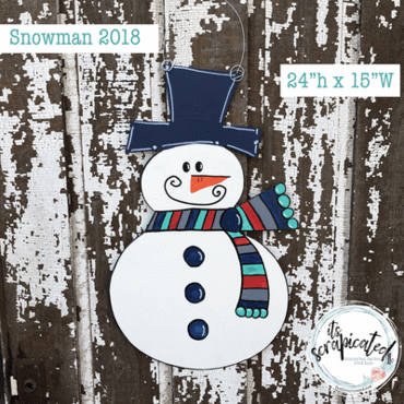 Bare Metal - Snowman With Scarf It's Scrapicated, LLC 