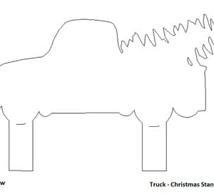 Bare Metal - Truck - Christmas Standing 