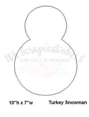Bare Metal - Turkey Snowman
