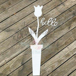 Porch Candy® - HELLO TULIP - Bare Metal Design Set  
