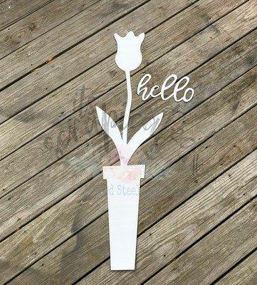 Porch Candy® - HELLO TULIP - Bare Metal Design Set  